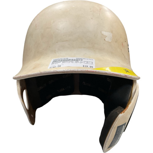 Vist Large View of Product Image Which is Used Adidas BATTING HELMET W/ JAWGUARD Batting Helmet No Mask White One Size