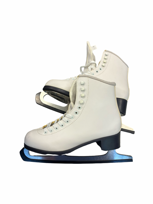 Vist Large View of Product Image Which is Used Jackson GLACIER 350 WomensFigure Skate White Senior 8
