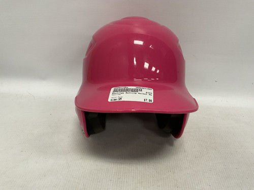 Vist Large View of Product Image Which is Used Rawlings Batting Helmet No Mask Pink SM