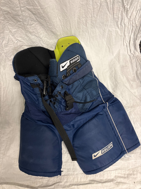 Vist Large View of Product Image Which is Used Bauer NIKE PANT Junior Pant Navy Blue SM
