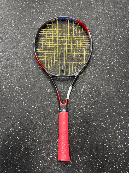 Vist Large View of Product Image Which is Used Pro Kennex DOMINATOR 110 Adult Tennis Racquet Red 4 3/8"