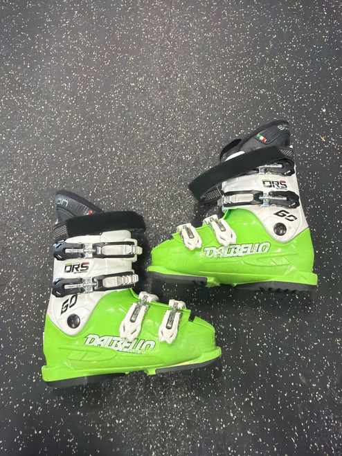 Vist Large View of Product Image Which is Used Dalbello SCORPION DRS Boys DH Ski Boot Green 225 MP - J04.5 - W5.5