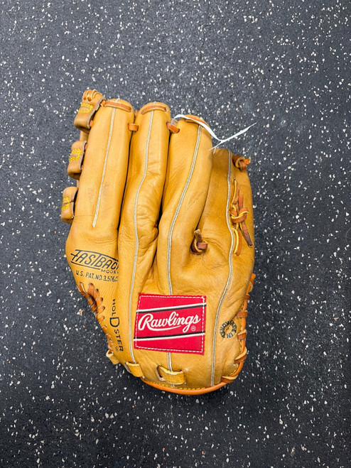Vist Large View of Product Image Which is Used Rawlings RSG9T BB/SB Glove LH Throw Brown 12 1/2"