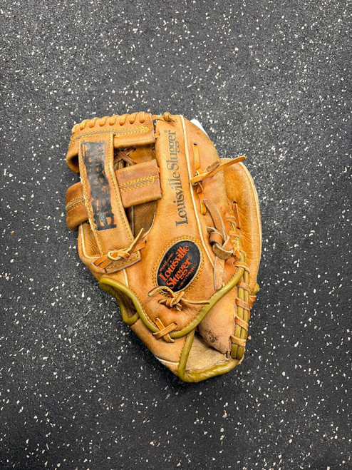 Vist Large View of Product Image Which is Used Louisville Slugger LSG48N BB/SB Glove RH Throw Brown 11"