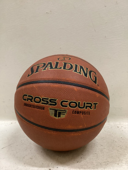 Vist Large View of Product Image Which is Used Spalding CROSS COURT Basketball Adult Outdoor