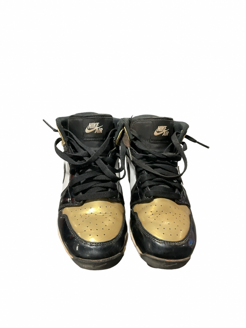 Vist Large View of Product Image Which is Used Nike JORDAN CLEATS BB/SB Cleats Gold Junior 04.5
