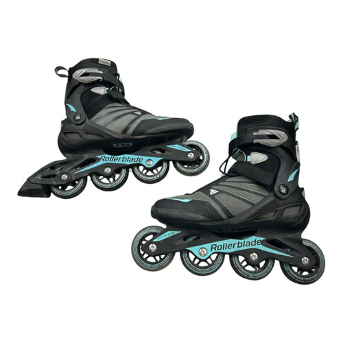 Vist Large View of Product Image Which is Used Rollerblade ZETRABLADE WOMENS SKATES 9 Senior Rec Fitness Skates Carolina Blue Senior 9