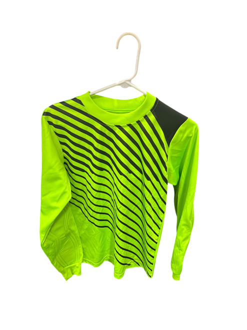 Vist Large View of Product Image Which is Used Vizari Soccer Goalie Top Yth Black And Optic Yellow XL