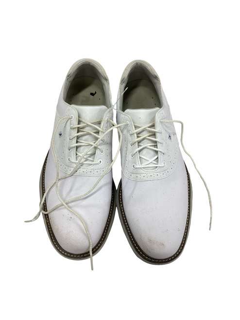 Vist Large View of Product Image Which is Used Foot Joy Mens Golf Shoes White Senior 12