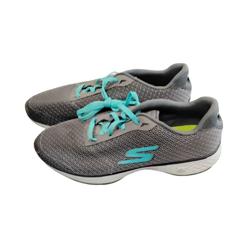 Vist Large View of Product Image Which is Used Sketchers QUICK FIT BB/SB Cleats Grey Senior 8