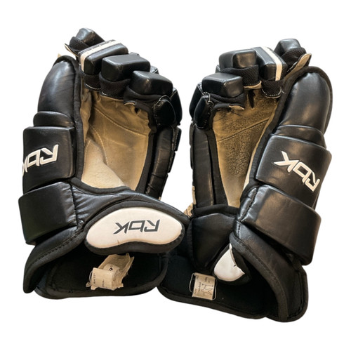 Vist Large View of Product Image Which is Used Reebok 5K Senior Gloves Black 15"