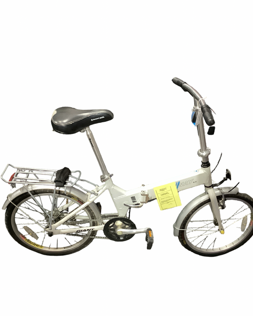 Vist Large View of Product Image Which is Used Giant HALFWAY 5.0 FOLDABLE Comfort Bike Mens White 43-47cm - 17-18" - MD Frame