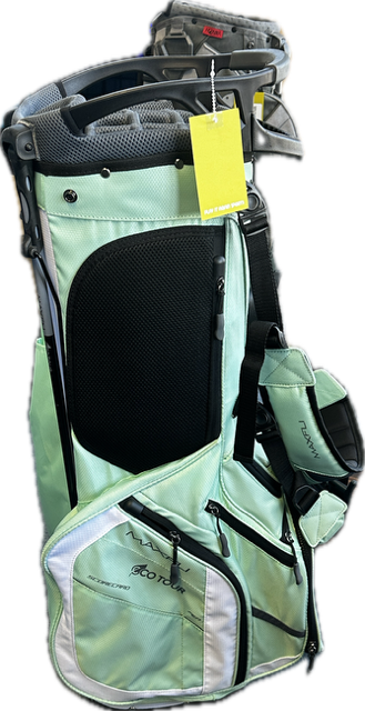 Vist Large View of Product Image Which is Used Maxfli ECO TOUR STND AS IS Womens Golf Stand Bag Neon Green