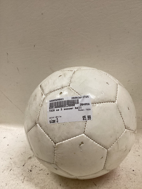 Vist Large View of Product Image Which is Used TOCA All Size Soccer Ball White 3