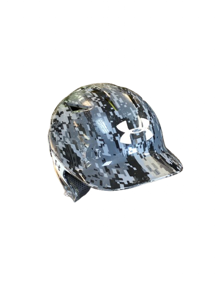 Vist Large View of Product Image Which is Used Under Armour BATTING HELMET Batting Helmet No Mask Grey SM