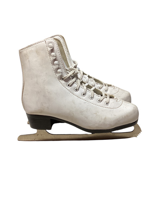 Vist Large View of Product Image Which is Used American Athletic CLASSIC WomensFigure Skate White Senior 9