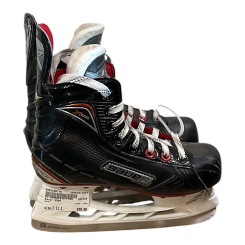 Vist Large View of Product Image Which is Used Bauer X500 Junior Hockey Skate Junior 01.5