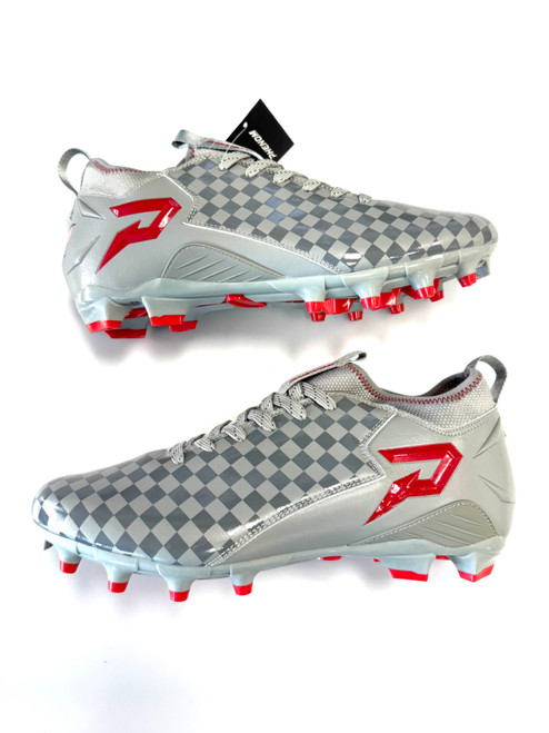 Vist Large View of Product Image Which is Used Adult FB Cleats Grey Senior 11.5