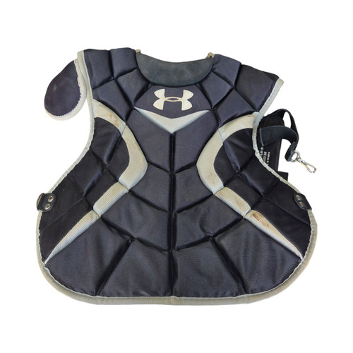 Vist Large View of Product Image Which is Used Under Armour CHEST PROTECTOR Catchers Chest Protector Black Adult
