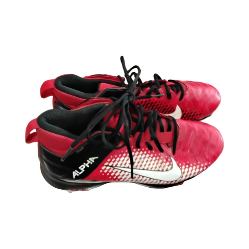 Vist Large View of Product Image Which is Used Nike ALPHA FASTFLEX BB/SB Cleats Red Senior 6.5