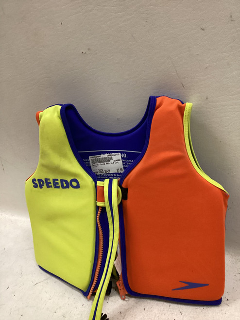 Vist Large View of Product Image Which is Used Speedo Child PFD Orange Child 30-50