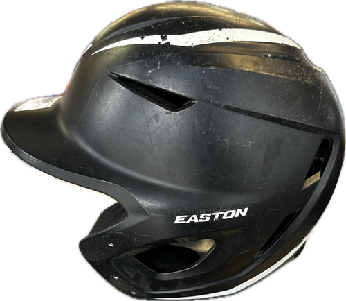 Vist Large View of Product Image Which is Used Easton 7 1/8 - 7 1/2 Batting Helmet No Mask Black One Size