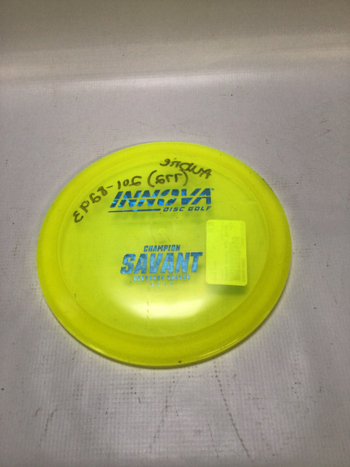 Vist Large View of Product Image Which is Used Innova SAVANT Disc Golf Driver Green