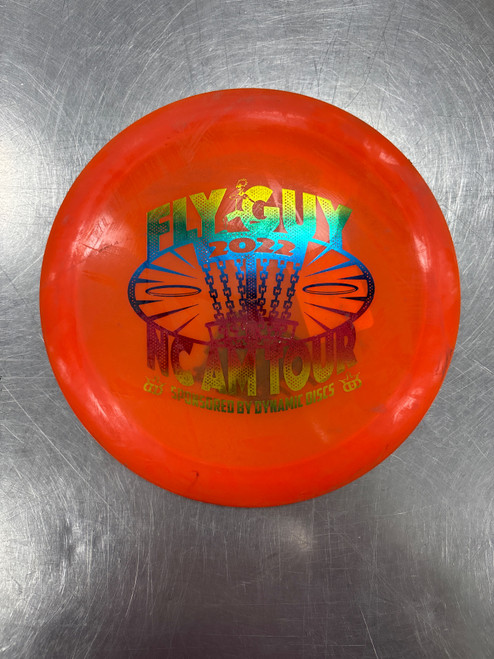 Vist Large View of Product Image Which is Used Dynamic Discs LUCID GETAWAY Disc Golf Driver Orange