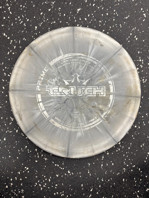 Vist Large View of Product Image Which is Used Dynamic Discs PRIME BURST EMAC TRUTH Disc Golf Mid Range Grey