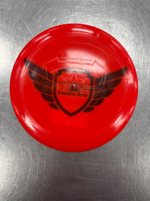 Vist Large View of Product Image Which is Used Dynamic Discs FUZION RAIDER Disc Golf Driver Red