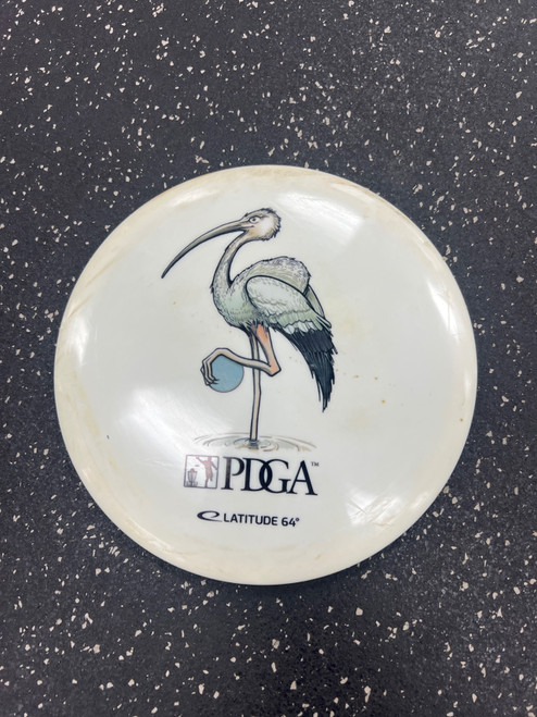 Vist Large View of Product Image Which is Used Latitude 64 GOLD LINE COMPASS Disc Golf Mid Range White