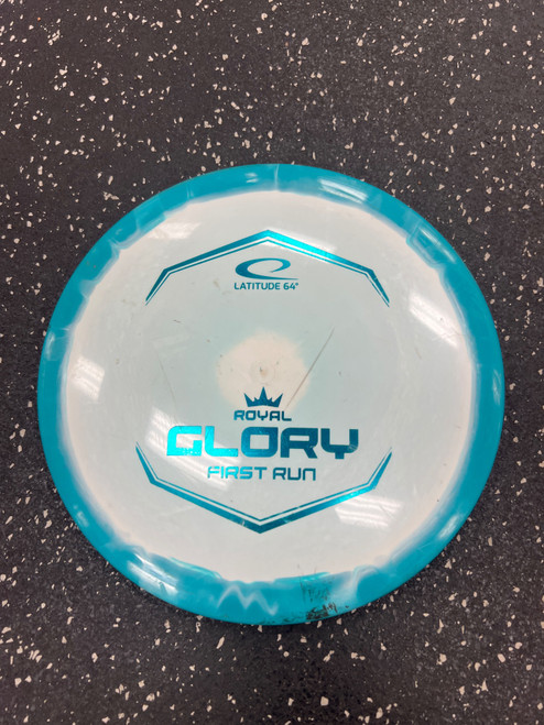 Vist Large View of Product Image Which is Used Latitude 64 ROYAL GLORY FIRST RUN Disc Golf Driver Green