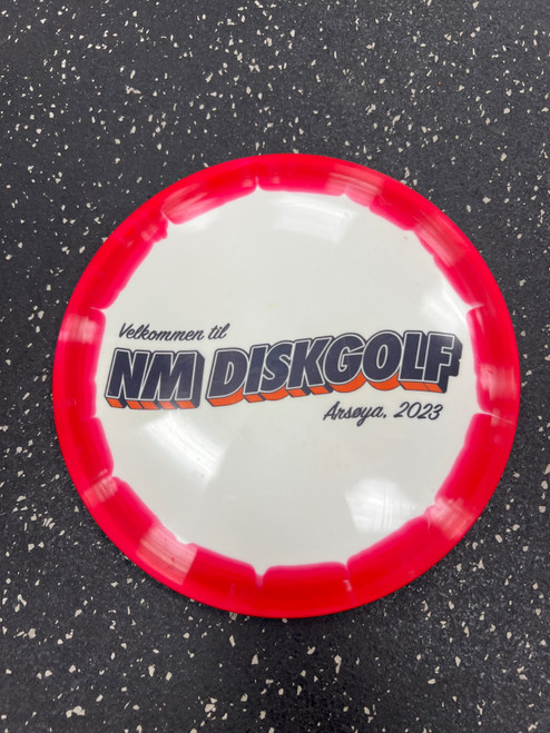 Vist Large View of Product Image Which is Used Latitude 64 ORBIT SAINT PRO Disc Golf Driver Red