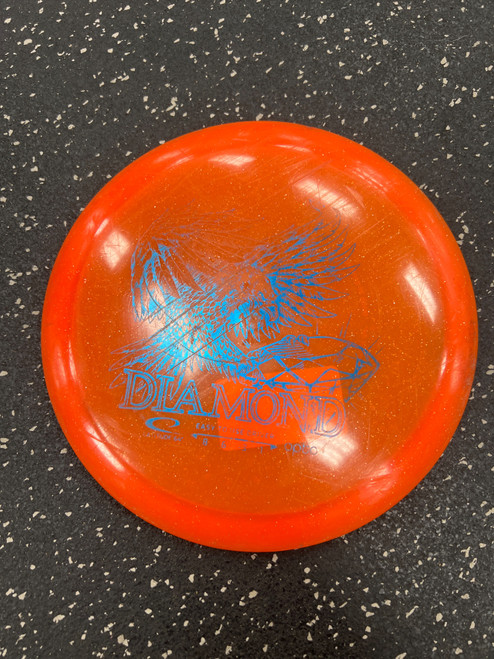 Vist Large View of Product Image Which is Used Latitude 64 OPTO DIAMOND Disc Golf Driver Orange