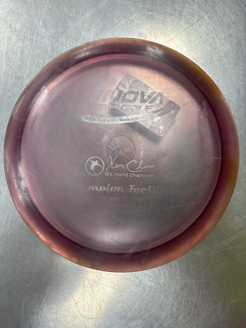 Vist Large View of Product Image Which is Used Innova CHAMPION TEEBIRD Disc Golf Driver Purple