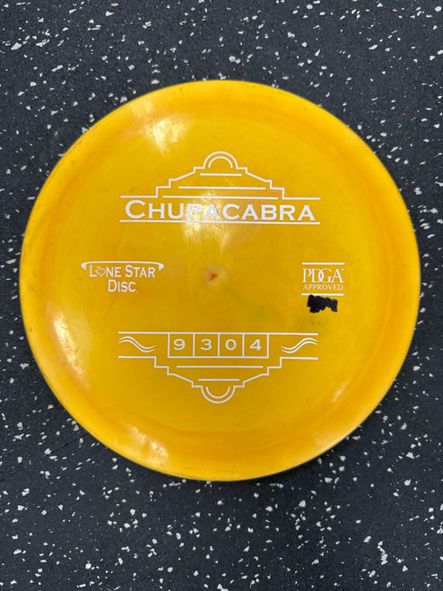 Vist Large View of Product Image Which is Used Lone Star Disc BRAVO CHUPACABRA Disc Golf Driver Yellow