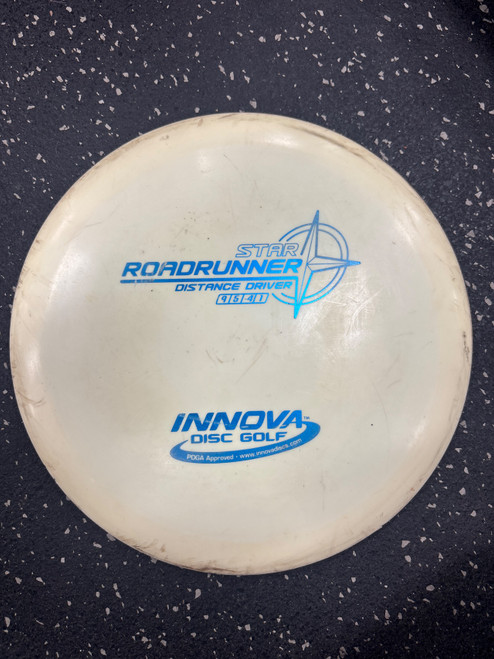 Vist Large View of Product Image Which is Used Innova STAR ROADRUNNER Disc Golf Driver White