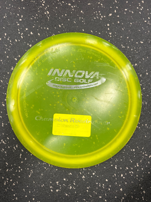 Vist Large View of Product Image Which is Used Innova CHAMPION ROADRUNNER Disc Golf Driver Yellow