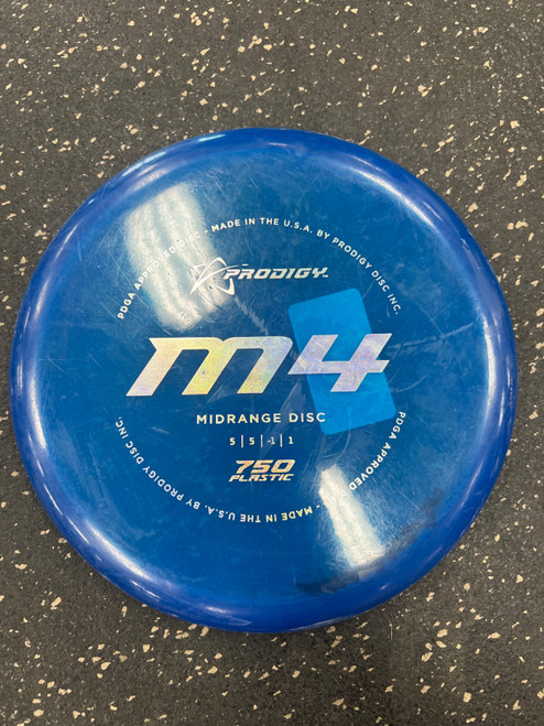Vist Large View of Product Image Which is Used Prodigy Disc 750 M4 Disc Golf Mid Range Royal Blue