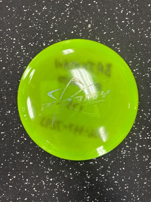 Vist Large View of Product Image Which is Used Prodigy Disc F2 PROTO Disc Golf Driver Green