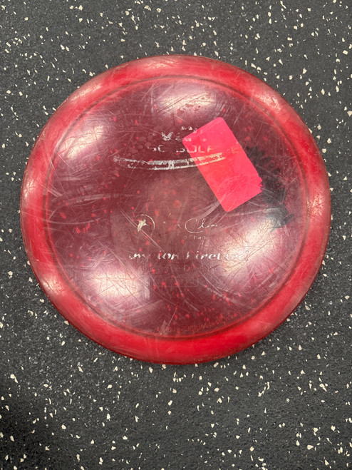 Vist Large View of Product Image Which is Used Innova CHAMPION FIREBIRD Disc Golf Driver Red