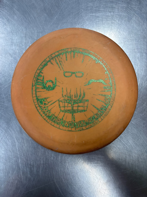 Vist Large View of Product Image Which is Used Legacy CLUTCH Disc Golf Putter Orange