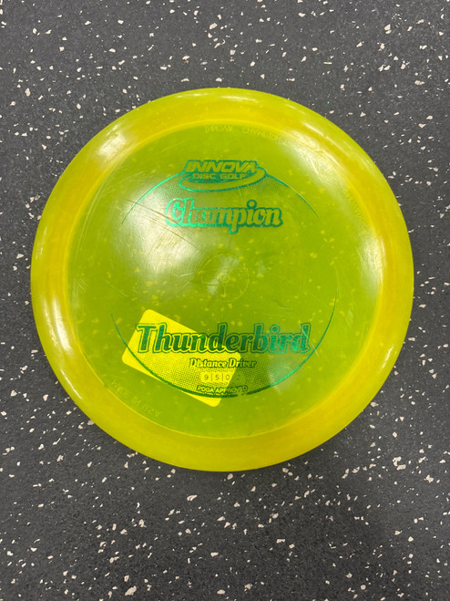 Vist Large View of Product Image Which is Used Innova CHAMPION THUNDERBIRD Disc Golf Driver Yellow