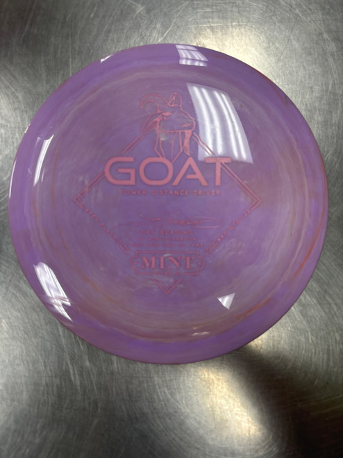 Vist Large View of Product Image Which is Used Mint APEX GOAT Disc Golf Driver Purple