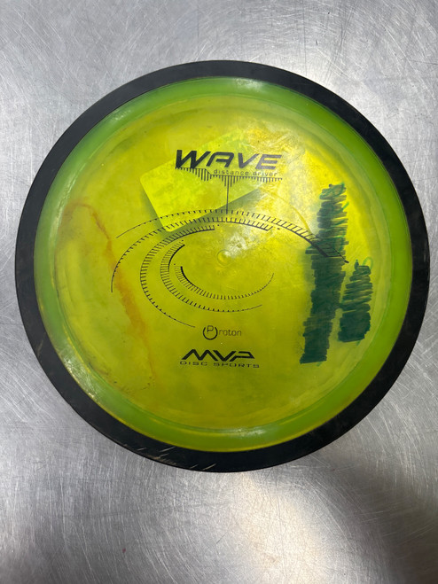 Vist Large View of Product Image Which is Used MVP PROTON WAVE Disc Golf Driver Yellow