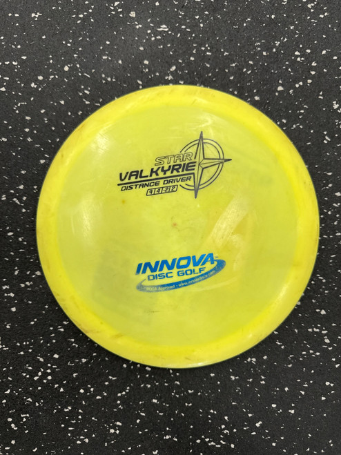 Vist Large View of Product Image Which is Used Innova STAR VALKYRIE Disc Golf Driver Yellow