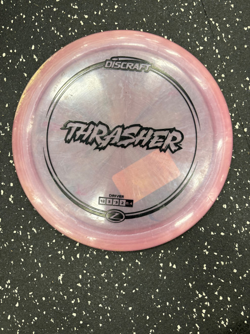 Vist Large View of Product Image Which is Used Discraft Z THRASHER Disc Golf Driver Purple