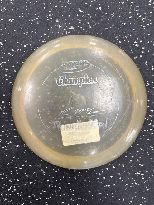 Vist Large View of Product Image Which is Used Innova CHAMPION THUNDERBIRD Disc Golf Driver Orange