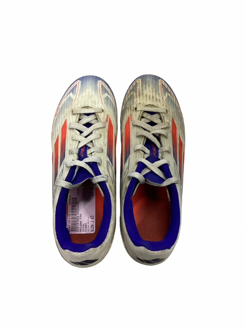 Vist Large View of Product Image Which is Used Adidas F50 Soccer Cleats White Junior 03