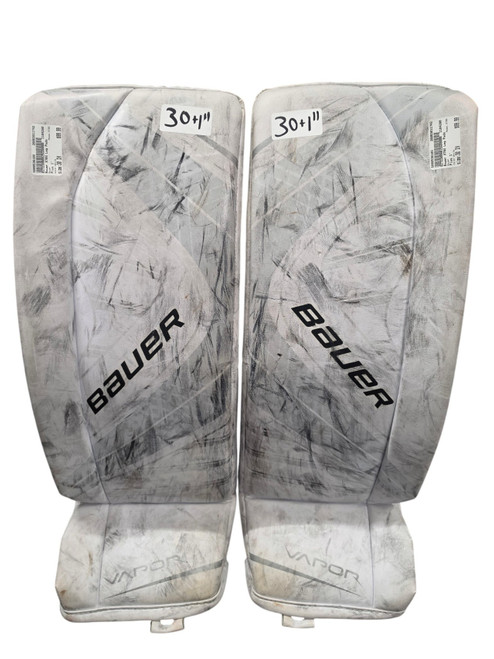 Vist Large View of Product Image Which is Used Bauer Vapor X700 Junior Goalie Leg Pads 30 +1